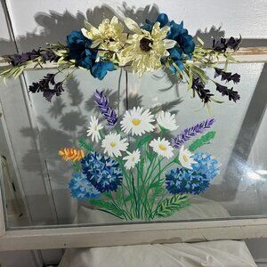 Gorgeous Window Frame With Floral Design